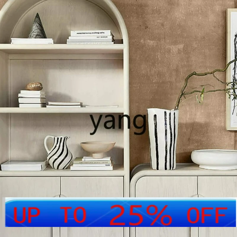 

LH Nordic modern minimalist arched bookshelf toy storage study locker