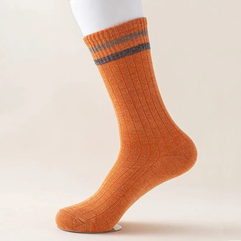 3/5/10/20 Pairs of Autumn and Winter  Sports Socks with Long Sleeves for Casual Sweat Absorption, Breathability, and Comfort