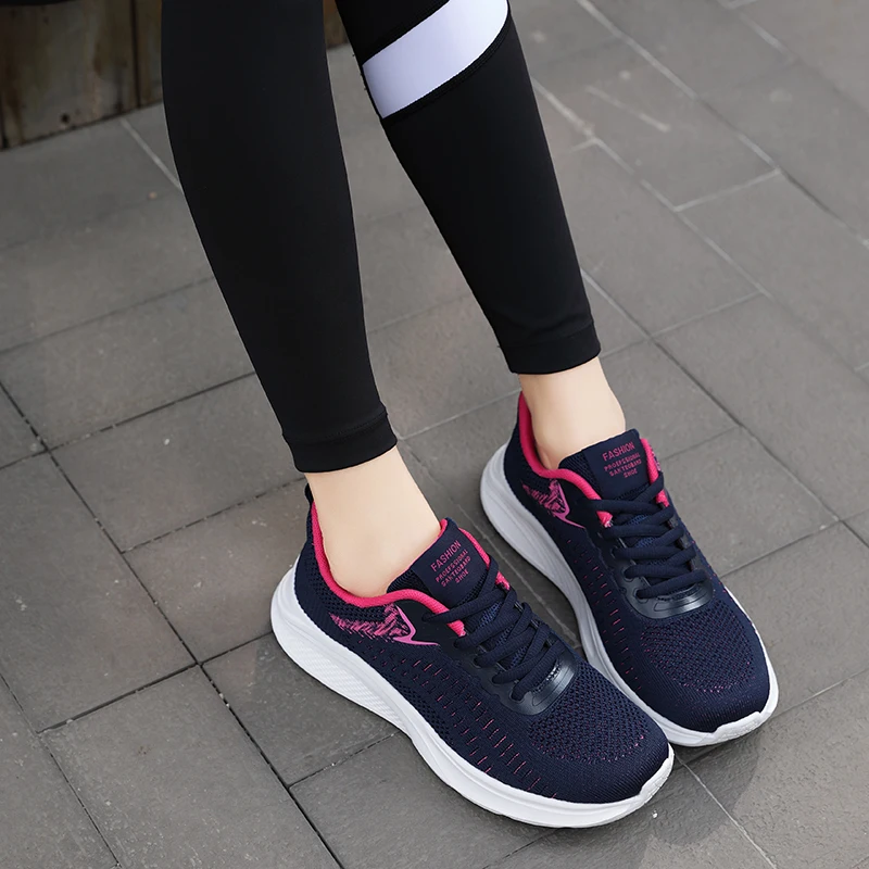 YRZL Women 2025 New Casual Sneakers Lightweight Non Slip Soft Sole Sports Shoes Breathable Women Walking Comfortable Gym Shoes