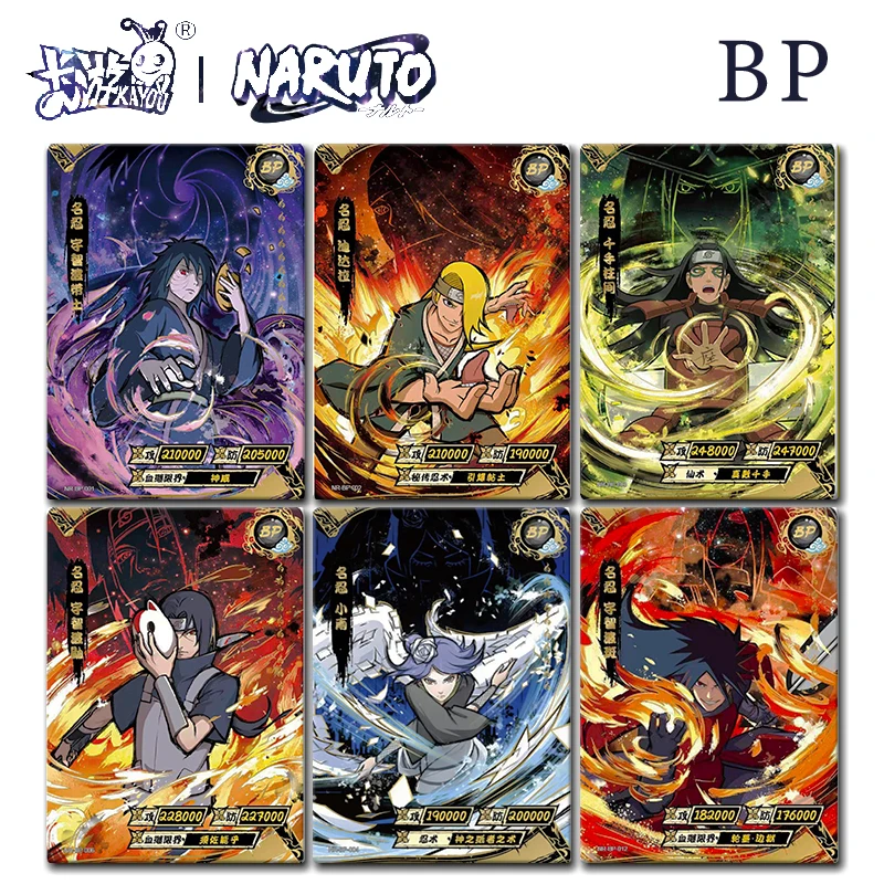 Kayou Naruto Genuine Bp-Series No. 1-22 Anime Characters Konan Uchiha Itachi Namikaze Minato Collection Card Christmas Gift