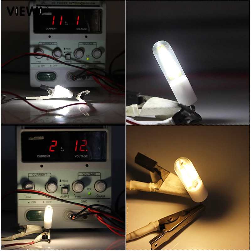 Ampoule G4 Led Filament Bulb 12v Mini 2W Low Voltage Candle Ceramic Ac Dc 12  Volt Energy Saving Lamp Chandelier Light