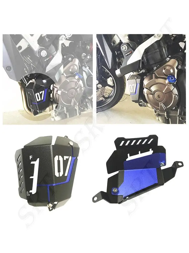 

Fit For Yamaha FZ MT 07 XSR 700 Motorcycle Accessories Engine Coolant Fluid Recovery Tank Cover Shielding Guard MT-07 2014-2021