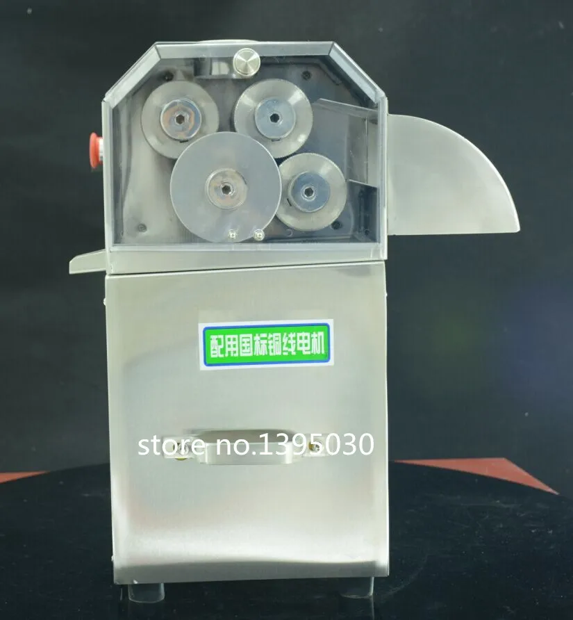 전기 사탕 수수 주스 기계, 수직 사탕 수수 주스 기계, 4 롤러 지팡이 주스 압착기, 지팡이 분쇄기, 110v, 220v, 1pc