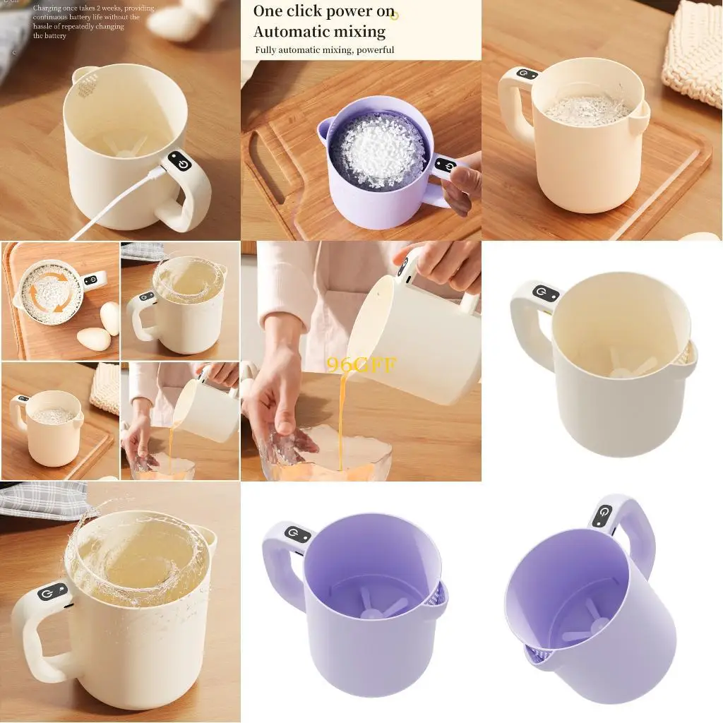 

96GF Electric Rice Washer Home Baking People Presenr Quiet Operation Eggs Beater Kitchen Baking Tool for Beating Mixing