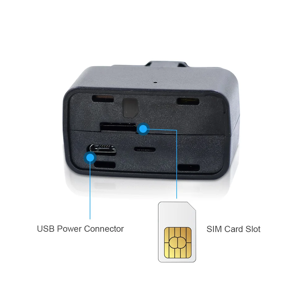 Localizzatore GPS 4G con scheda SIM Obd2 con funzione diagnostica Vjoycar MP90 NB - loT Lte risparmia energia