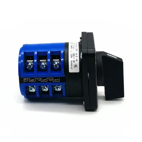 Imagen 2 del producto LW28-32 Interruptor de cambio de leva giratorio eléctrico de 2/3/4 posiciones y 12 terminales, perilla de 500V 32A