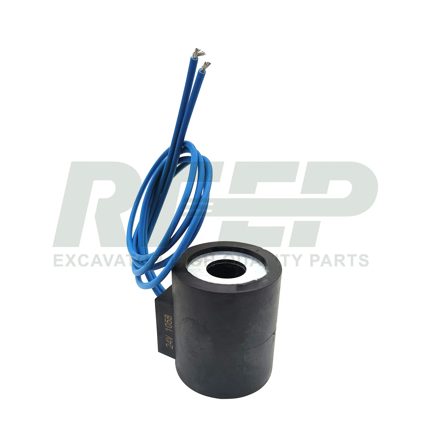 Solenoid Valve Coil, Engine Parts, Inner Hole 16mm Height 52mm Hydraulic Coil With Wire Fit for SanyLovol Lonking Excavator