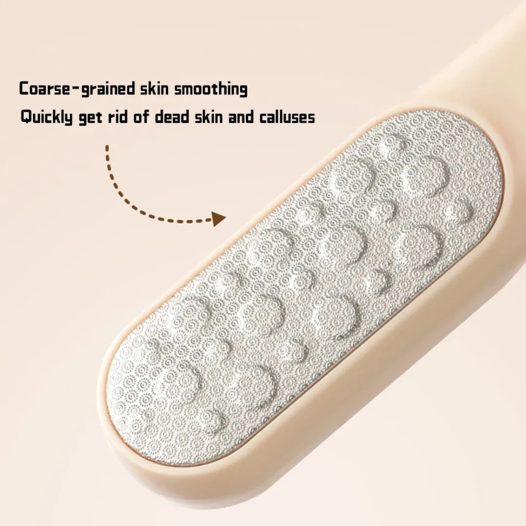 1 قطعة 2 في 1 مزدوجة الوجهين ملف القدم كعب ملف الصلب الجلد الميت الكالس مزيل التقشير العناية بالقدم عرموش المهنية باديكير أداة