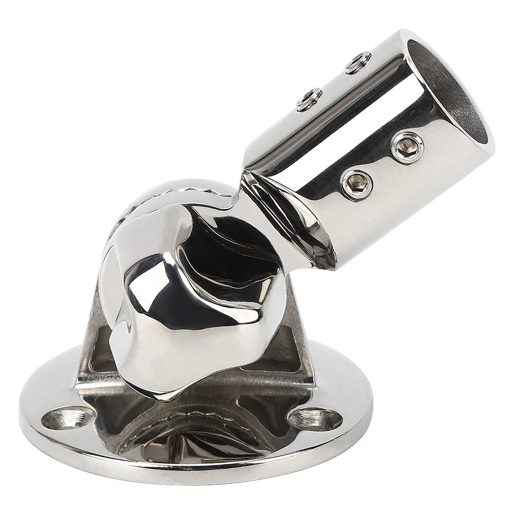 

Круглое основание для морской антенны из нержавеющей стали 316, регулируемое крепление для антенны, фурнитура для лодок, для морского оборудования и парусного спорта