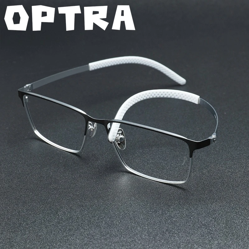 

OPTRA Ultralight Sports Protection Reading Glasses Men High Quality Anti Blue Ray Eyeglasses Custom Prescription Optical Eyewear