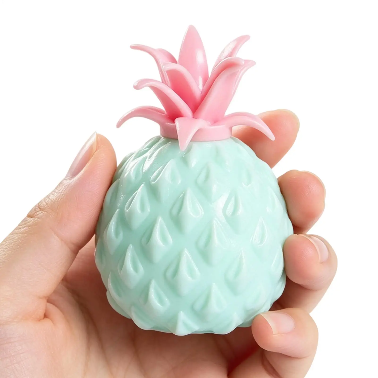 Pineapple Stress Ball Pineapple-shaped Squeeze Ball Stress Relief Toy Fruit Gluten Toy Stretchy Sensory Squeeze Relaxing Fun