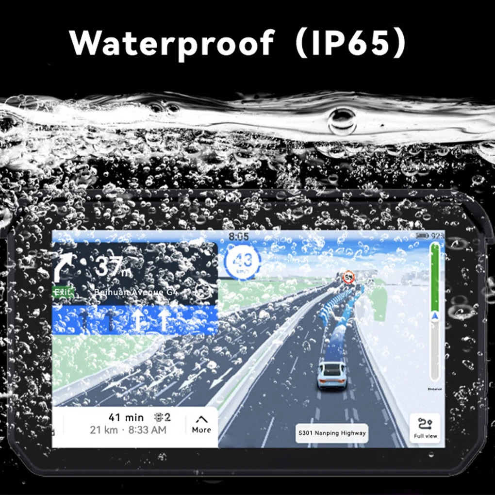 5 Zoll Touchscreen tragbare Motorrad Recorder Motorrad Navigation per Telefon Link Gerät 5 Zoll Touchscreen