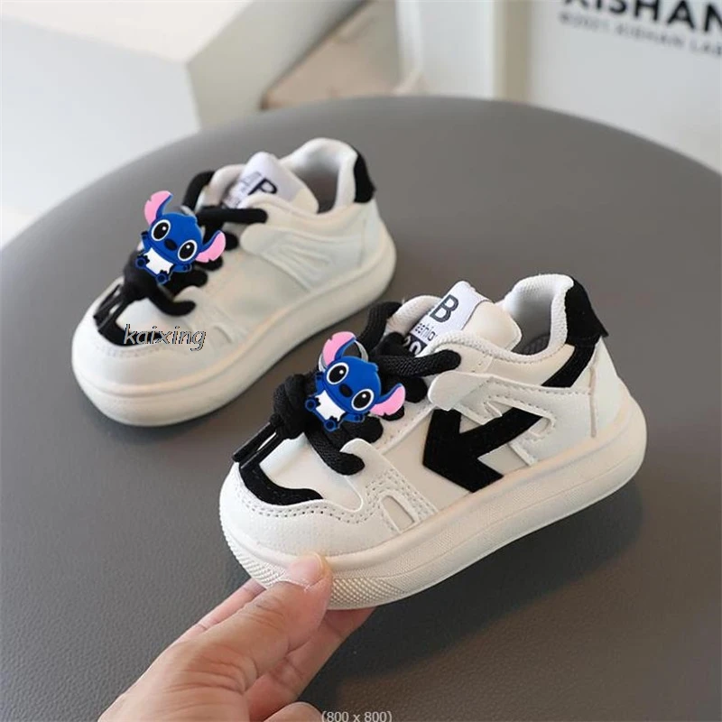 Mickey Minnie  Baby Casual Shoes Toddler Sneakers Infant Outdoor First Walkers Breathable Anti-slip Baby Boy Girl Sport Shoes