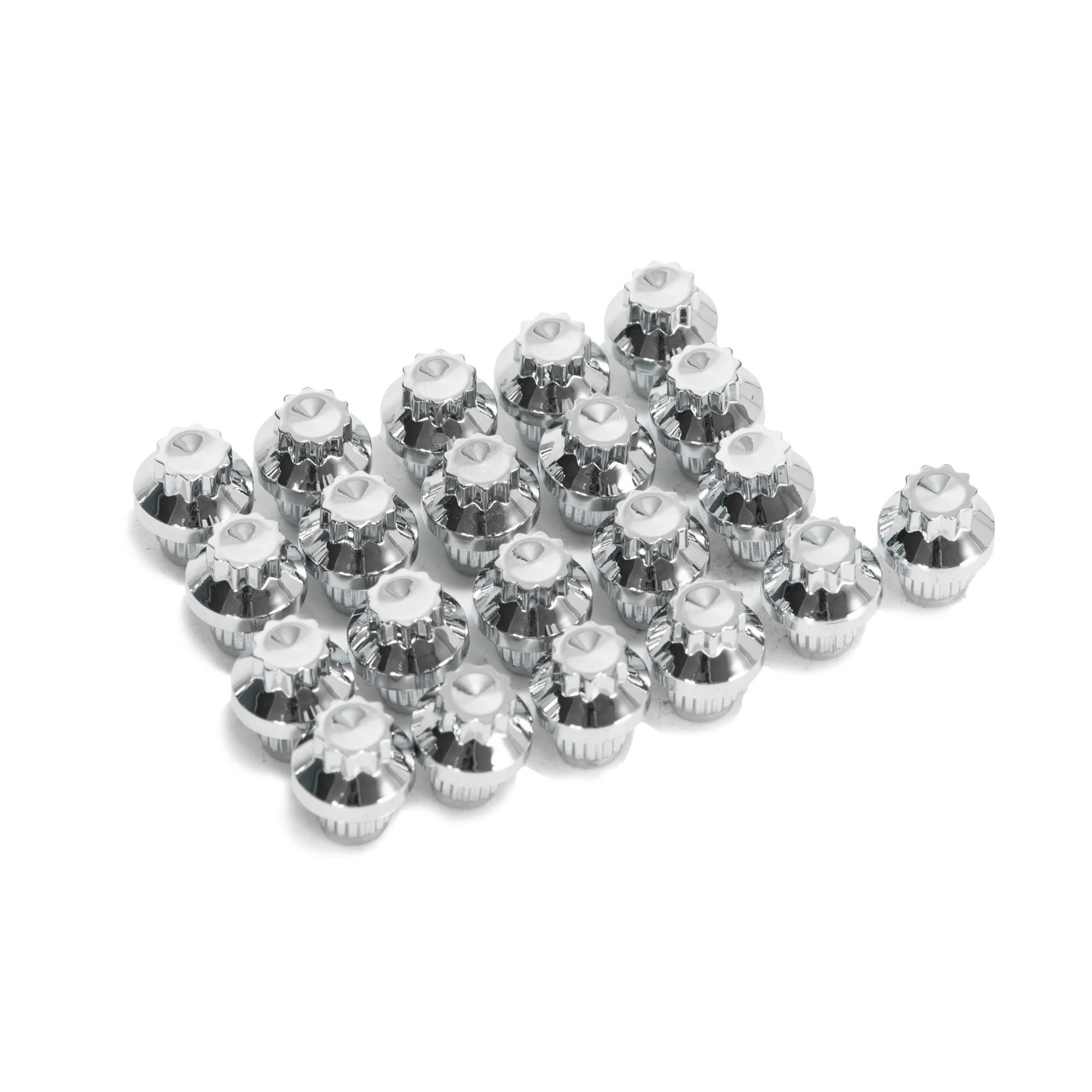 CFPerformance 25/100 Stück 7,5mm/0,3" Kappe Lippe Schraubbolzen Reifen Auto-Rad-Dekoration Nieten Räder Reifen Teile Außenzubehör – Detail 5