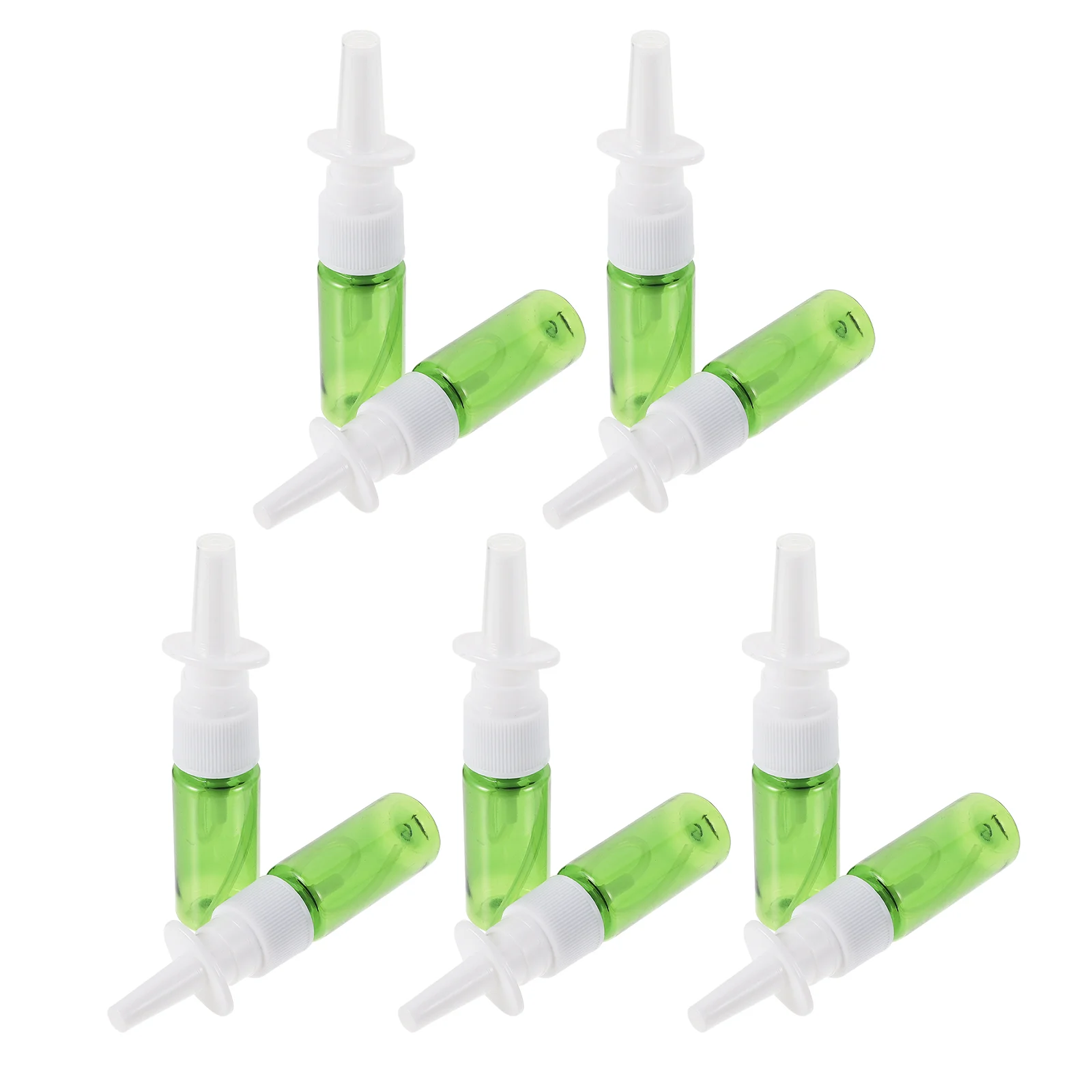 10 Pcs Spray 15ml Direct Injection Bottle Scent Liquid Bottles Portable Throat Sprayer Pp