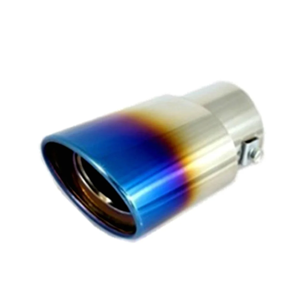 

Stainless Steel Exhaust Pipe Muffler Tip Straight Style Universal Fit Car Tailpipe Cover Durable Anti-Corrosive Noise Reduction