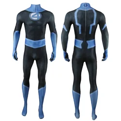 Fantastic Four Cosplay Costume Superhero 3D Printed Spandex Bodysuit Mister Fantastic Richards Zentai Outfit Halloween Costume