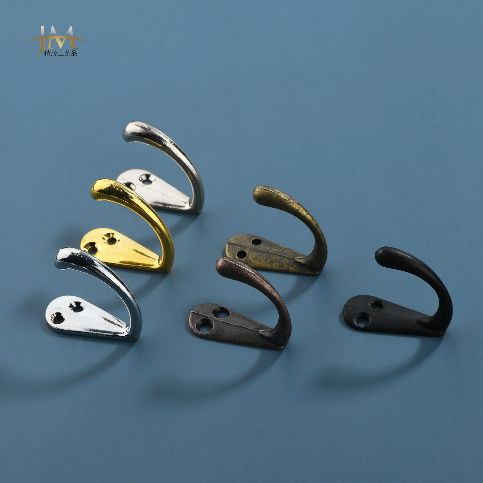 JINGMAO hardware new Chinese style home fittings antique alloy cabinet decoration bronze clothes hook