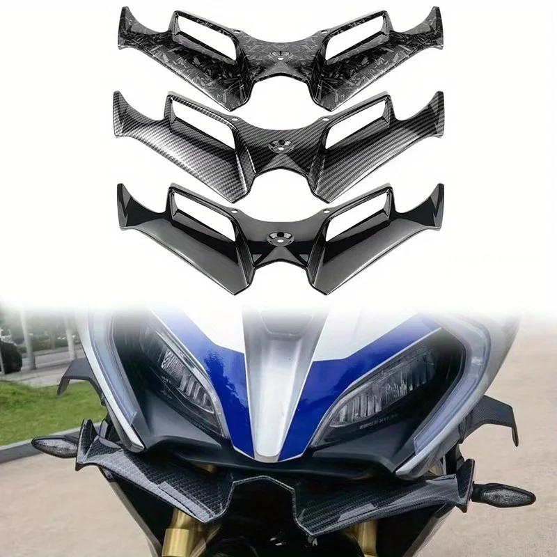 Motorcycle Full Fairing Kits Chin Spoiler Wind Splitter - Fits Most Bikes Including For Suzuki GSX/ Kawasaki Ninja/CFMOTO 450SR