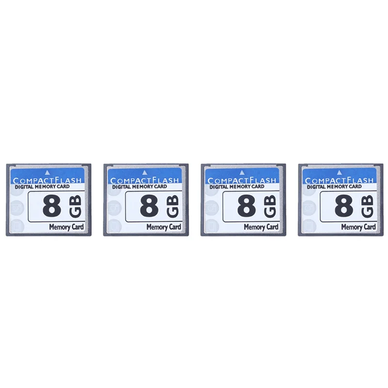 【Sleek Design】4X Professional 8GB Compact Flash Memory Card(White&Blue)