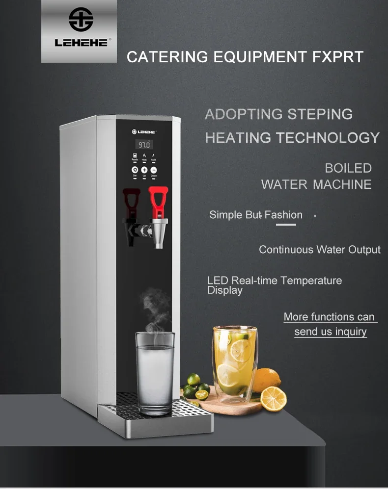 โต๊ะดื่มแบบตั้งโต๊ะคอมเพรสเซอร์ไฟฟ้าอัตโนมัติเครื่องจ่ายน้ำตั้งโต๊ะ