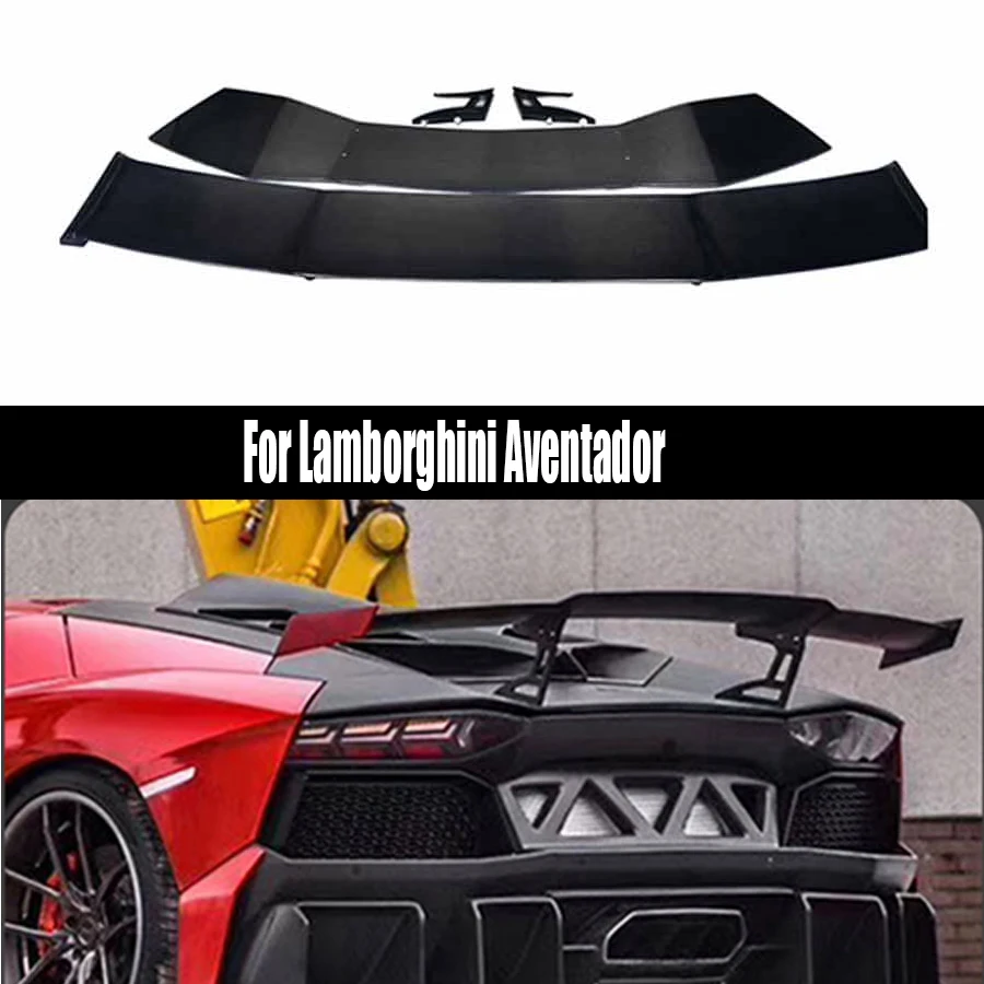 For Lamborghini Aventador LP700 LP720 LP750 carbon fiber Tail fins Rear Spoiler Guide Wing Rear Wing diverter automotive parts
