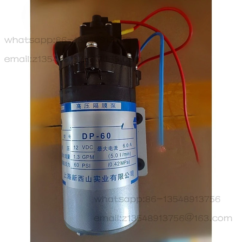 

DP-60 DP-60A 12 В 24 В миниатюрный мембранный насос высокого давления, спринклерный насос, прямые продажи с фабрики