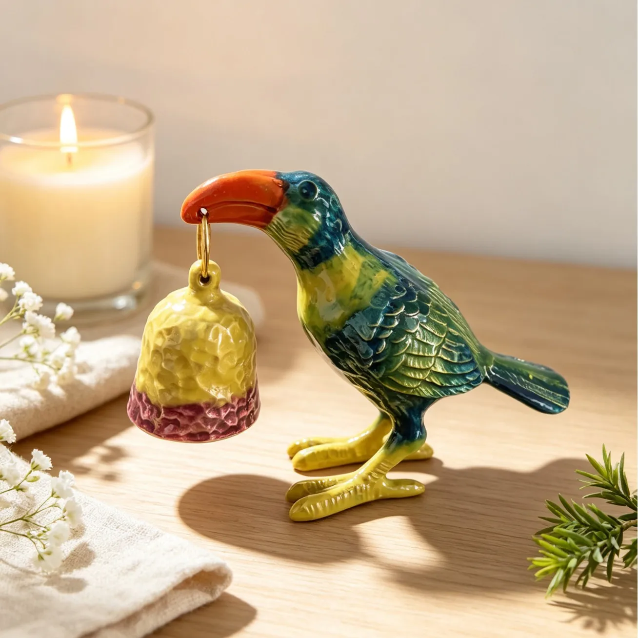 Creative Toucan Candle Extinguishing Ornament Scented Candle Extinguishing Cover Niche Home Decoration Ornament Gift