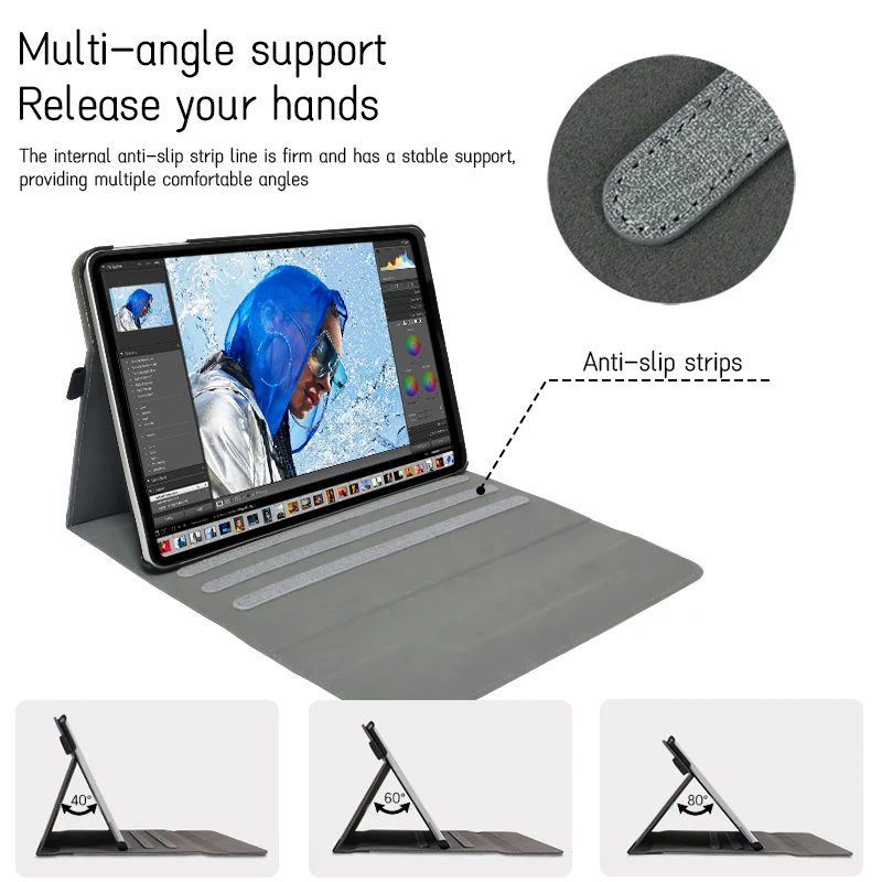 Tablet Case for Microsoft Surface Pro 12 2025 Stand Cover Fabric PC Case for Surface Pro 12 inch 2025 2-in-1 Laptop Shell