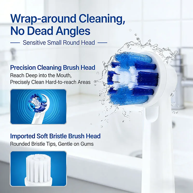 Oral-B D12 Electric Toothbrush Rechargeable 2-Minute Timed Waterproof Entry-Level Toothbrush Gift Men Women Couples' Birthdays