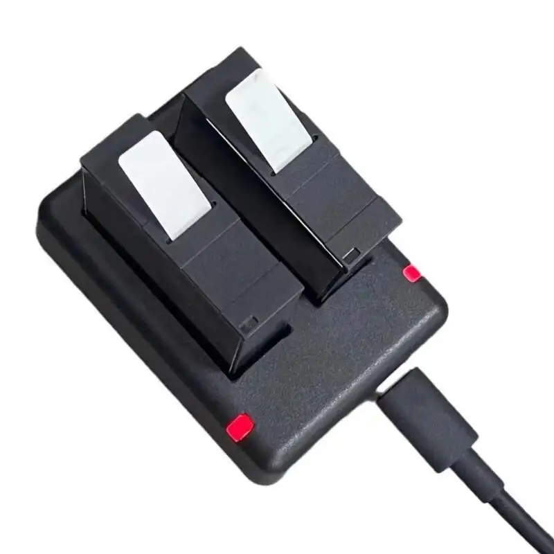 شاحن بطارية Insta ACE Pro-الأصلي ، 3 فتحات ، شاحن USB مزدوج ، ملحقات كاميرا بانورامية