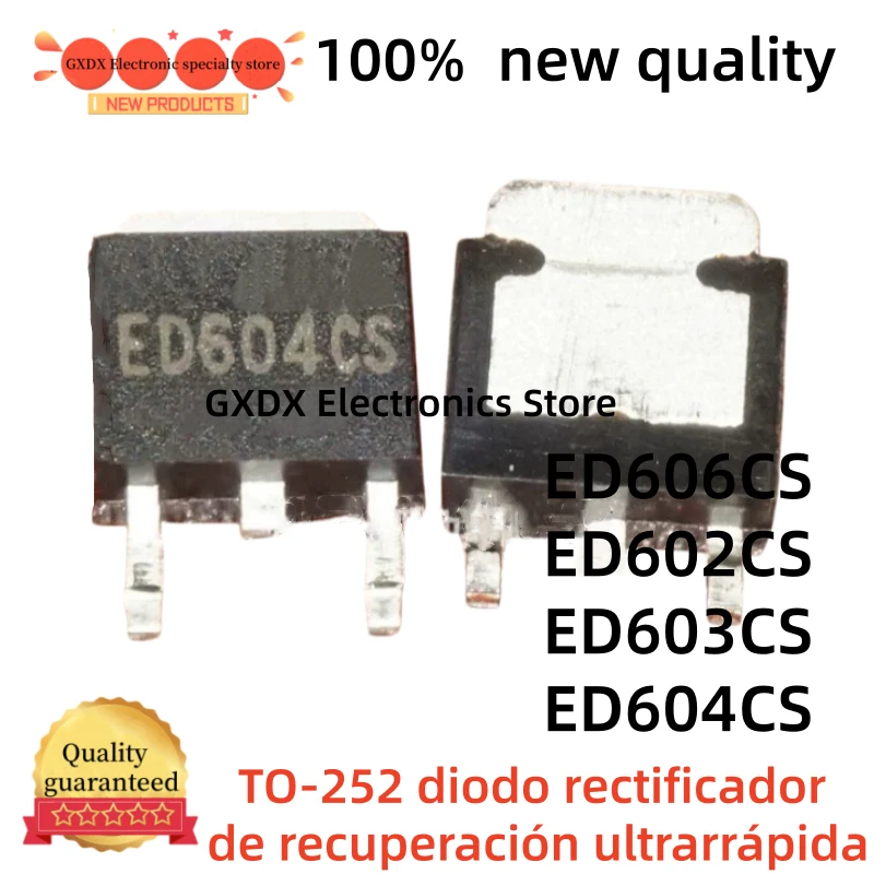 10-20-30 pieces 100% new ED602CS ED603CS TO252 ED604CS ED606CS TO-252 ultra-fast recovery rectifier diode in stock