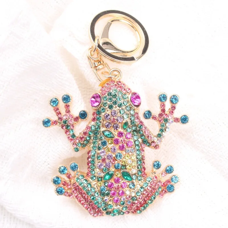 Frog-themed Keychain: Chic & Whimsical Present for Nature Lovers