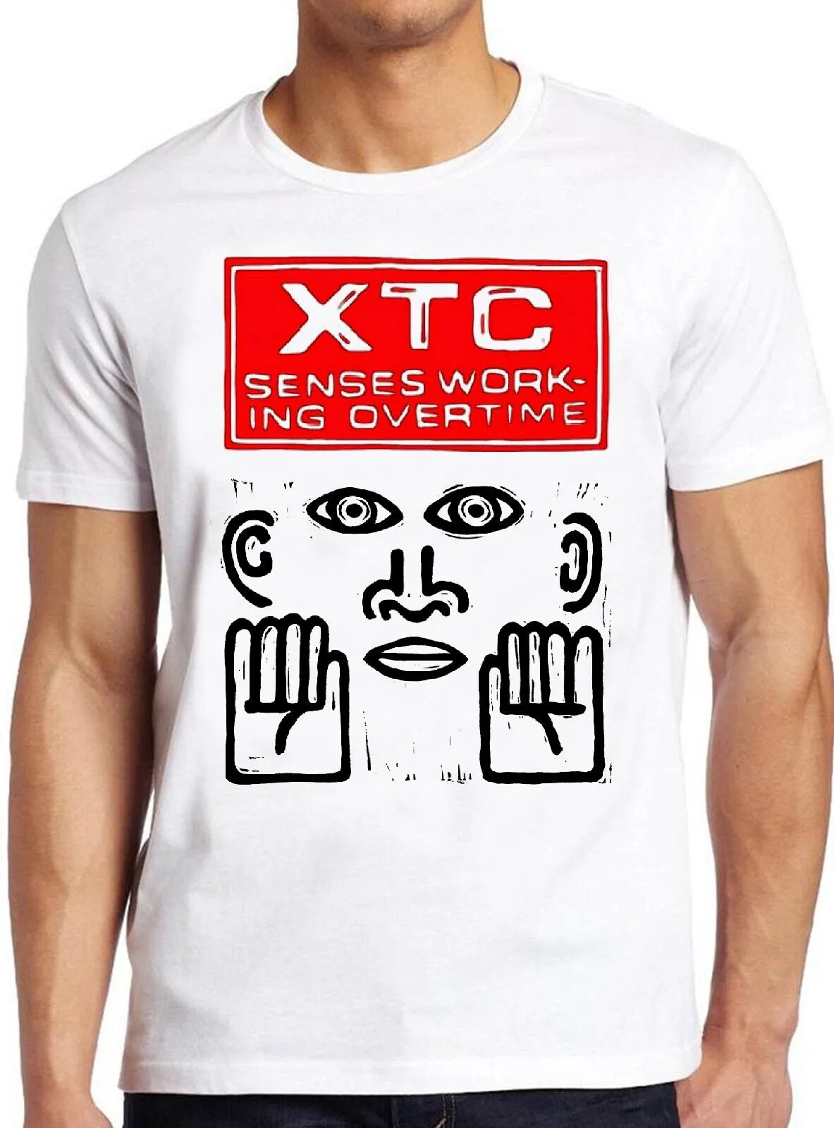 XTC Senses Working Overtime T Shirt B1573 New Wave Rock Music Retro Cool Top