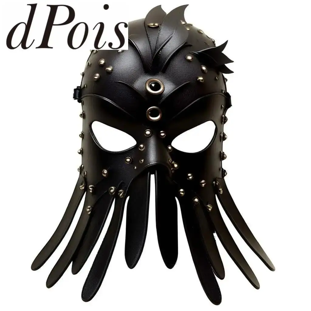 

Leather Octopus Masks Halloween Devil Party Cosplays Costume Mask Animals Playing Masks Adult Steampunk Mask Octopus Masque Mask