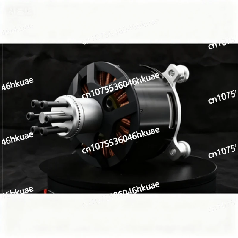 للطائرات X12090 متعددة الدوار 40 كجم محرك تيار مستمر عالي التوتر بدون فرشاة 7.5 كيلو وات قوة مطلية مناسبة