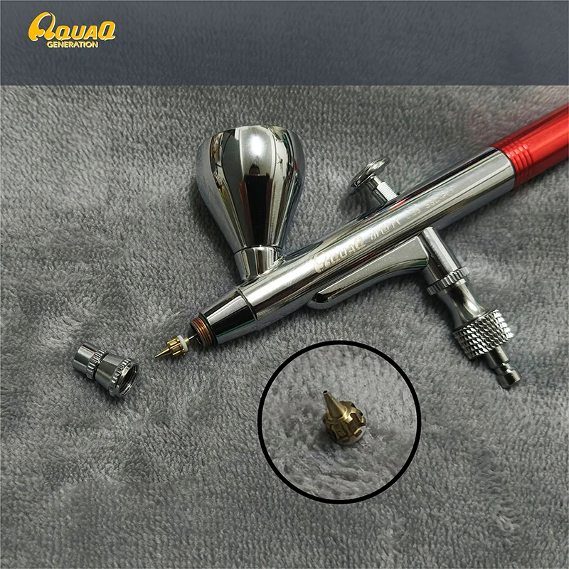0.35mm Diameter Spray Pen Be Disassembled Separate Metal Material Water Based Paint Special Pneumatic Spray Pen for Beginners