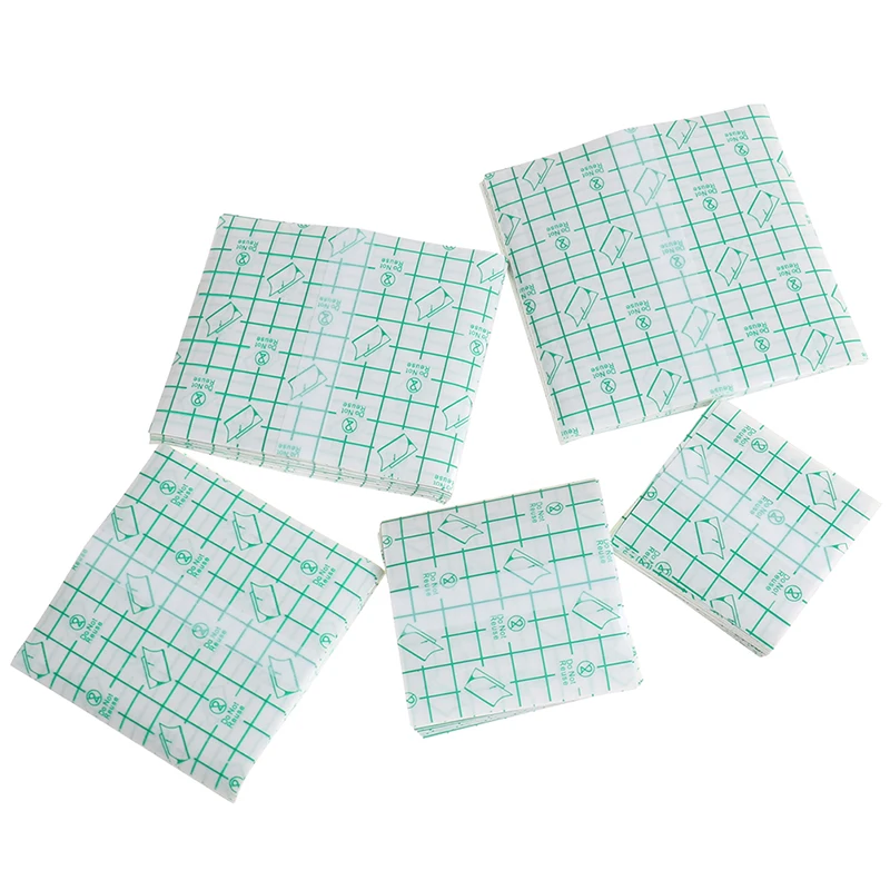 100Pcs Non-woven Tape Adhesive Plaster Breathable Patches Bandage First Aid Hypoallergenic Wound Dressing Fixation Tape