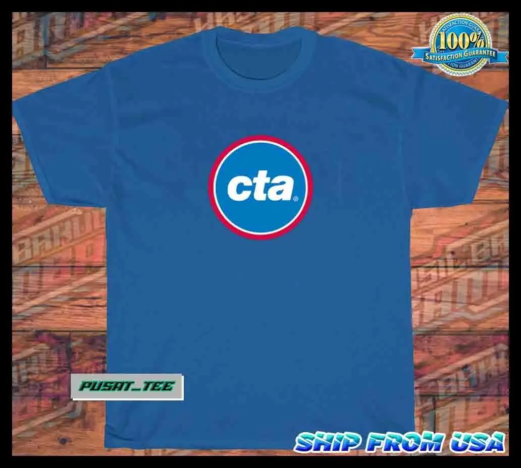 New Item Chicago Transit Authority American Funny Logo Men's T-Shirt Size S-5XL