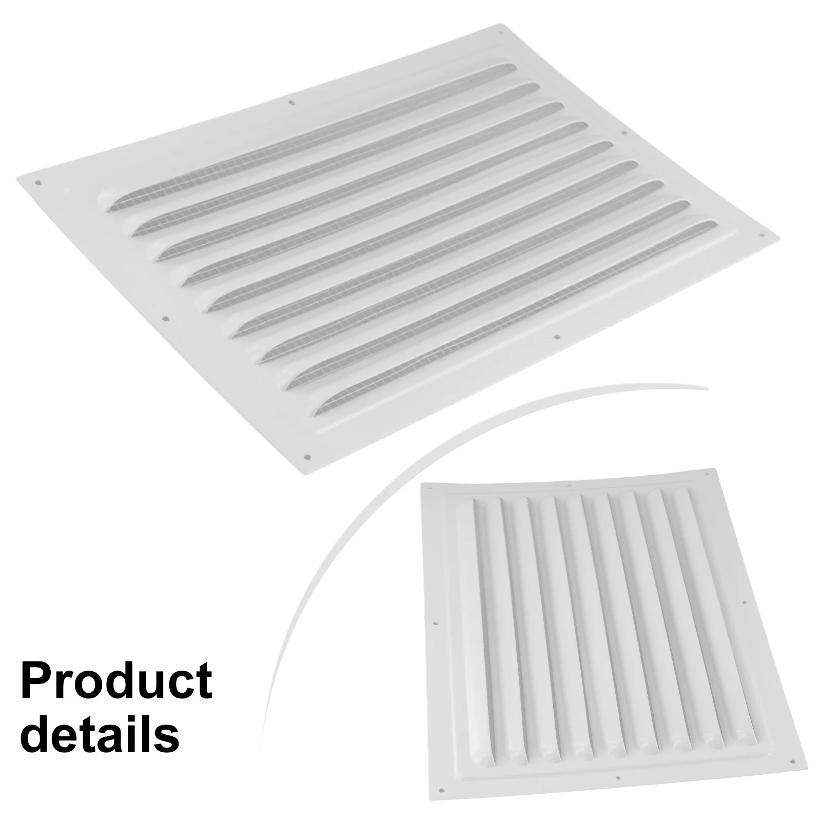 Copertura di ventilazione dell'aria in lega di alluminio copertura della griglia di ventilazione del soffitto copertura della rete del ventilatore di raffreddamento del riscaldamento