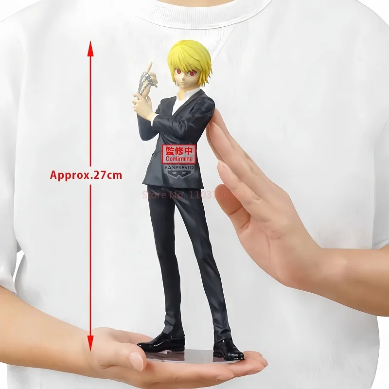 [Pre Sale]ของเล่นอะนิเมะของแท้ฮันเตอร์×ฮันเตอร์ แกรนด์สต้า คุราปิก้าไฟรีดอาย 27 ซม.รูปเครื่องประดับของเล่นเด็กของขวัญ