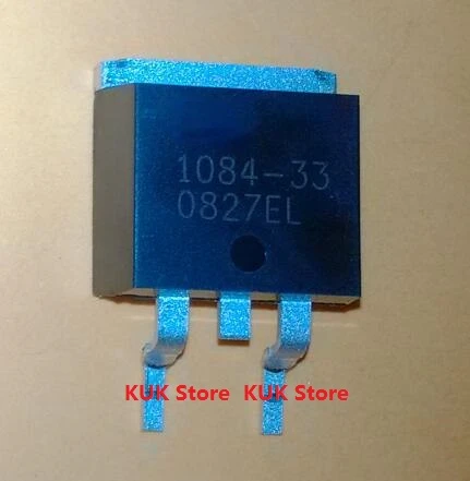 本物のオリジナル100% 新1084-33 AP1084K33 AP1084K33G-13 AP1084K33L-13 D2PAK 10個〜50個