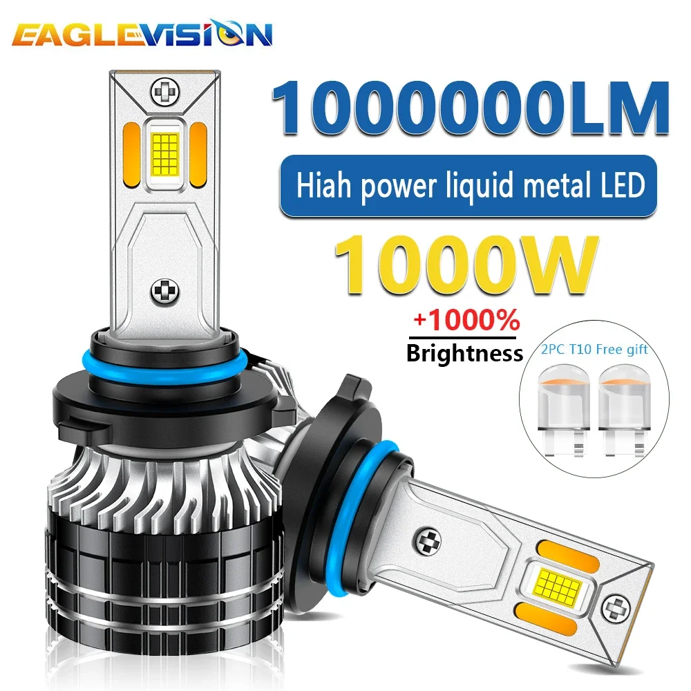 

EAGLEVISION High Power Front Lantern Super Bright Car Headlight Fog Light 6500K HB3 HB4 9005 9006 H1 H7 H4 Canbus Auto Headlamp