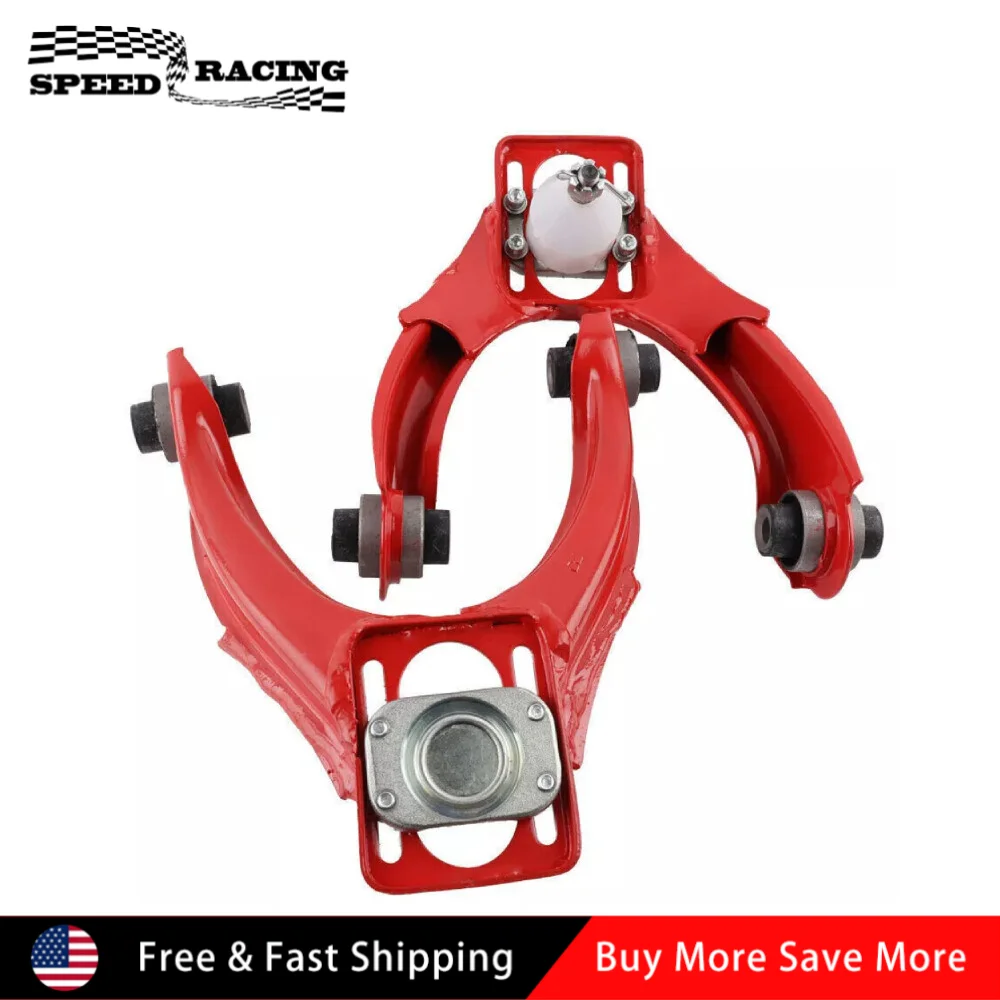 الألومنيوم الجبهة JDM قابل للتعديل A-الذراع التحكم الحدبة عدة ل 1996-2000 هوندا سيفيك EJ EK الأحمر PRC-1004