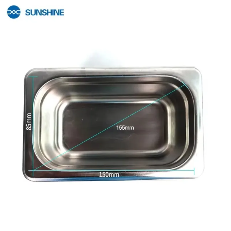 800 ml Schmuckplatine, elektronische Komponente, digitaler Ultraschallreiniger Sunshine SS-6508T für die Reinigung der Sterilisationsmaschine