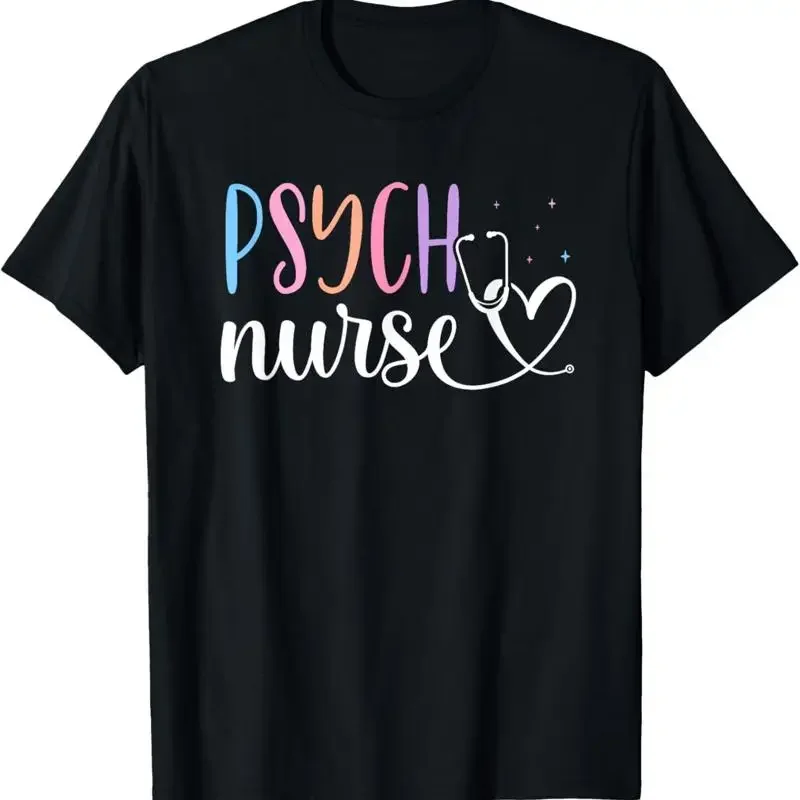 T-shirt pour infirmières psychiatriques, infirmières, psychiatrie, soins infirmiers