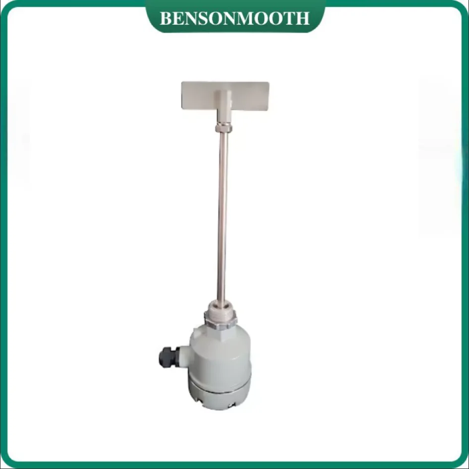 Rotary material level switch, extended rod object detector, industrial limit sensor. 220VAC 24VDC. Threaded mount.