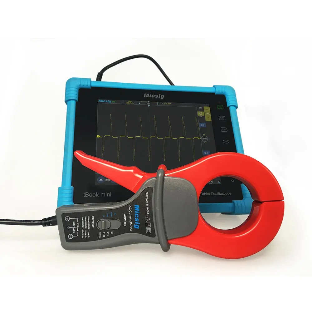 Micsig ACP1000 100KHz 1000A AC Current Probe Current Clamp Probe