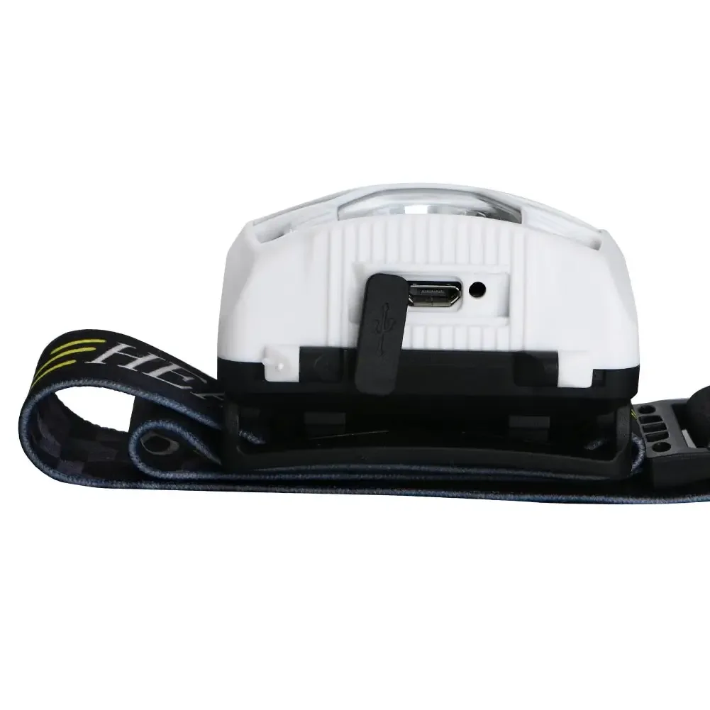 3000Lumen LED IR Sensor Headlamp USB Rechargeable Camping Headlight For Sailing Caving Hunting 6 Modes Super Bright