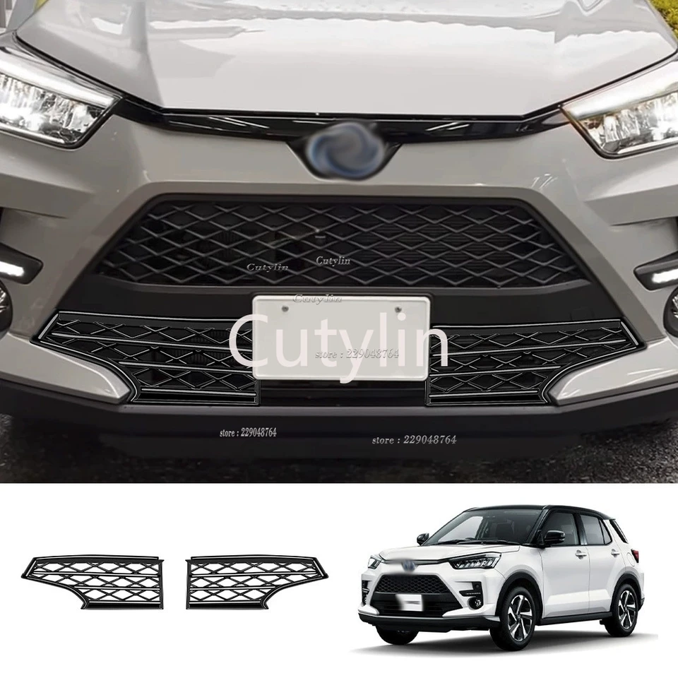 For Toyota Raize Hybrid Z 2020 2021 2022 ABS Black Front Bumper